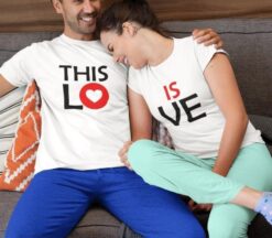Loving Couples Matching Set - Valentine's Gift - Adorable This is Love Themed Outfits