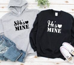 Alternative view of She's Mine, He's Mine - Adorable Matching Outfits Set for Couples, Perfect Valentine's Gift
