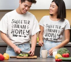 Sweeter Than Honey Matching Outfits for Lovers - Valentine's Gift for Couples