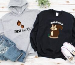 Alternative view of These Nuts-Make Me Go Crazy Nutty Couple's Matching Set, Ideal Partner Gift