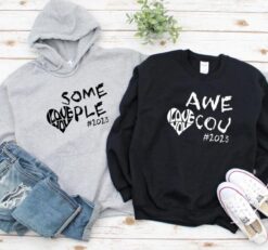 Alternative view of Awesome Couple Custom Matching Outfits for Couples, Perfect Valentine Gift, Adorable Set