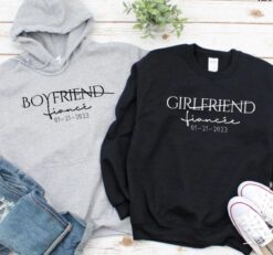 Alternative view of Custom Date Engagement Matching Outfits - Unique Fiance Gifts, Couple Sets for Bf & Gf