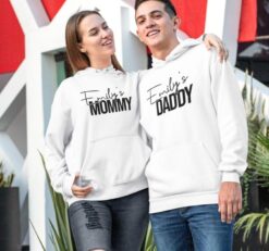 Custom Matching Outfits for Dad & Mom with Kid's Names, Father's Day & New Mom Gifts
