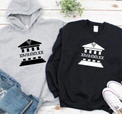 Alternative view of Custom Matching Outfits: Roman Date, Couple Anniversary Gift, Personalized Wedding Presents, Unique Gifts for Partners