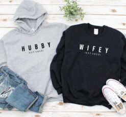 Alternative view of Custom Matching Wifey & Hubby Outfits [Year] - Perfect Gift!