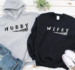 Alternative view of Hubby & Wifey Anniversary Custom Matching Outfits - Perfect Gifts for Couples, Valentine's Day, and Married Duo!