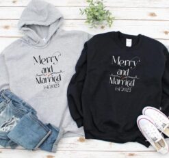 Alternative view of Merry & Married Custom Est Matching Set: Christmas Outfit for Bride and Groom